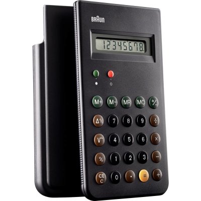 Braun 66030 kapesní kalkulačka, displej (počet míst) 8, na baterii, černá – Zboží Mobilmania