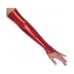 Sexy dlouhé rukavice bez prstů s cvočky Červená 10079 – Zboží Dáma