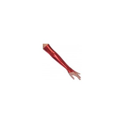 Sexy dlouhé rukavice bez prstů s cvočky Červená 10079 – Zboží Mobilmania