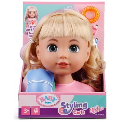 Zapf Creation BABY born Česací hlava Carla – Hledejceny.cz