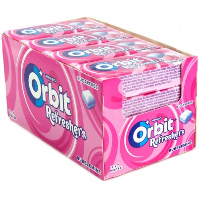 Orbit Refreshers Bubblemint žvýkačky 17,9 g – Hledejceny.cz