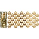 Christmas decoration DEKORATIVNÍ PLASTOVÉ KOULE SADA 6CM 35 ZLATÝCH – Hledejceny.cz