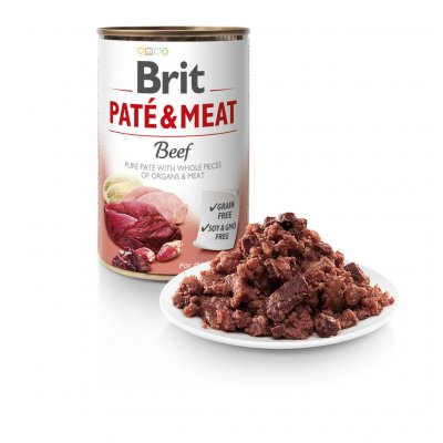 Brit Paté & Meat Beef 0,8 kg – Zboží Mobilmania