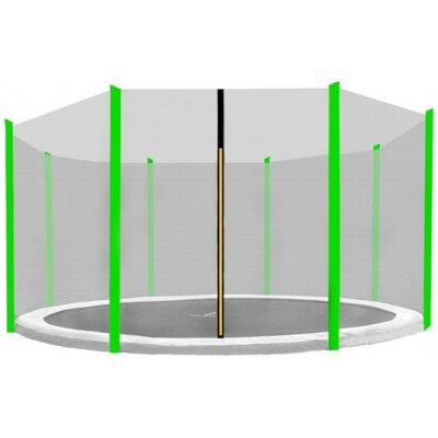 Aga Ochranná síť 366 cm na 8 tyčí černá síť/světle zelená – Zboží Mobilmania