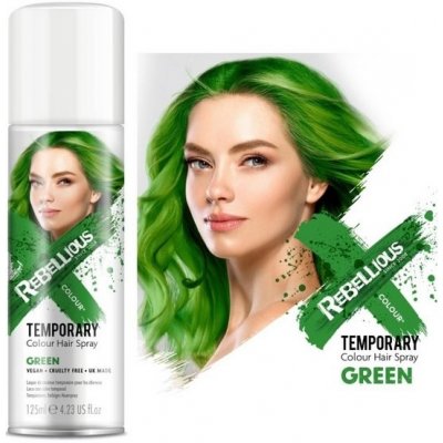 PaintGlow Sprej na vlasy Zelená dočasná 125 ml – Zboží Dáma