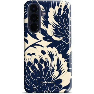 Mobiwear Elite Pro Samsung Galaxy A57 5G EA40E modré a béžové květy – Hledejceny.cz