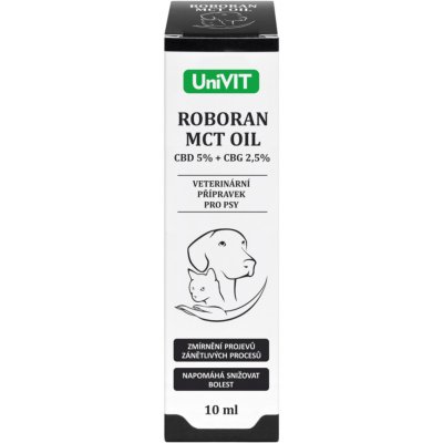 Roboran MCT oil CBD 5% CBG 2,5% 10 ml – Hledejceny.cz
