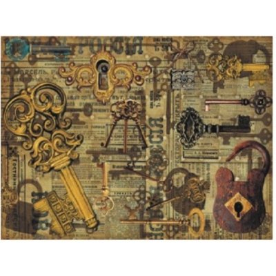 Cadence Rýžový papír Cadence A3 Zámky a klíče – Zboží Dáma