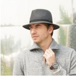 Karpet Plstěný pánský klopený klobouk béžová 800310 – Zboží Mobilmania