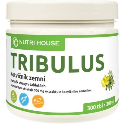 NutriHouse Tribulus kotvičník zemní 300 tablet