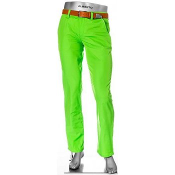 Alberto pánské kalhoty Golf PITCH WR neón-zelené