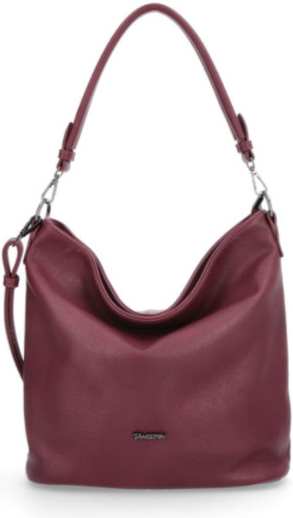 Tangerin kabelka hobo bag vínová 8007 bordó