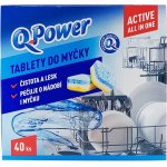 Q-Power Tablety do myčky Active all in one 40 ks – Zboží Mobilmania