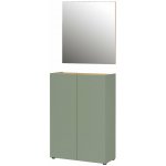 Germania Alviano předsíňová sestava zelená light 74 cm 200 cm 33 cm – Zboží Mobilmania
