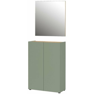 Germania Alviano předsíňová sestava zelená light 74 cm 200 cm 33 cm – Zboží Mobilmania