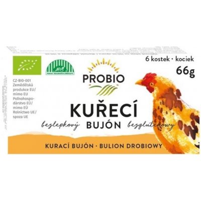 Pro-Bio Bujón kuřecí kostky Bio 66 g – Zboží Dáma