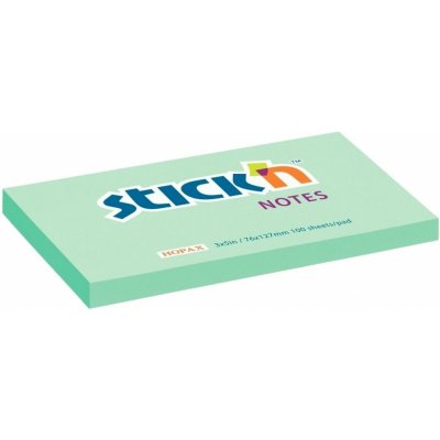 Bloček samolepicí Stick´n 76x127 mm, zelený – Hledejceny.cz