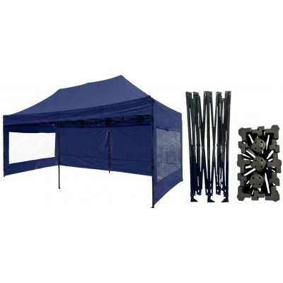TENTino STEEL HEXAGON 3x6 m /6 noh 8A - MODRÁ – Hledejceny.cz