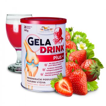 Geladrink Plus jahoda 340 g