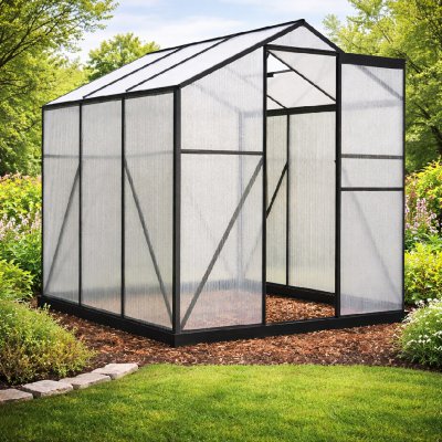 BestBerg BBGH-606B 3,61 m² 190 × 190 × 194 cm černá – Zboží Mobilmania