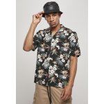 Urban Classics Viscose AOP Resort shirt blacktropical – Sleviste.cz