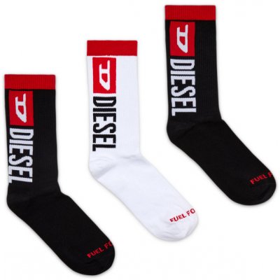 Diesel ponožky 3-PACK SKM-RAY-THREEPACK SOCKS černá – Zboží Mobilmania