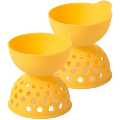 Tvořítko na ztracené vejce GOOD GRIPS, sada 2 ks, žlutá, silikon, OXO – Hledejceny.cz