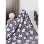 MKLuzkoviny.cz Beránková deka mikroplyš Exclusive 150x200 Ovečky – Zboží Dáma