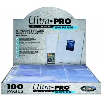 UltraPro Secure Silver Series 9 Pocket Page A4 stránka do alba 1 ks – Hledejceny.cz