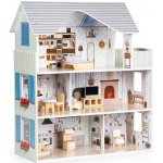 Ecotoys dřevěný dvoupatrový domeček pro panenky rezidence Emma – Zboží Dáma Ecotoys dřevěný dvoupatrový domeček pro panenky rezidence Emma – Zboží Dáma