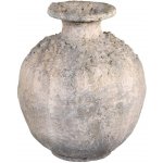 Šedo-béžová antik dekorační váza Grimaud M - Ø 32*39 cm - Chic Antique – Hledejceny.cz