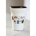 design Kelímek na kávu Kávový moment opakovaně použitelný BPA Free český 400 ml – Sleviste.cz