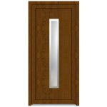 Solid Elements Hanna In plast pravé dub zlatý prosklené W1DRBCZTK2.0013 100 x 210 cm – Zboží Mobilmania