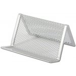 Kovový stojánek na vizitky CONCORDE, stříbrný – Sleviste.cz