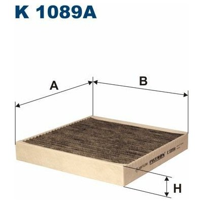 Filtr, vzduch v interiéru FILTRON K 1089A – Hledejceny.cz