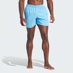 adidas plavecké šortky Solid CLX Short-Length bílo modré – Zboží Mobilmania