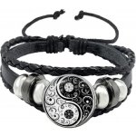 Woodrow náramek Jin Jang paisley eko kůže 2419 – Zboží Dáma