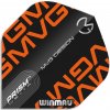 Letka na šipku Winmau Prism Delta - Michael van Gerwen - Black & Orange