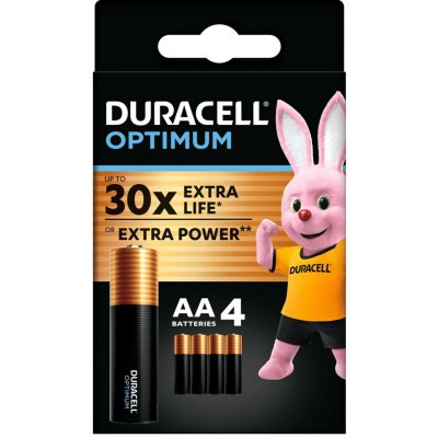 DURACELL Optimum AA 4ks 42384 – Zboží Mobilmania