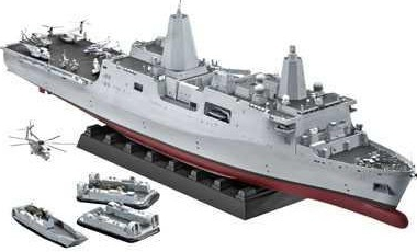 Revell Plastic ModelKit loď 05118 Amphibious Transport Dock U.S.S. New York LPD-21 1:350