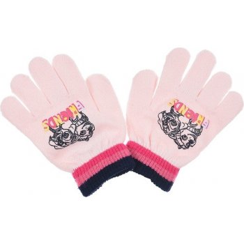 Paw Patrol dívčí rukavice světle růžové