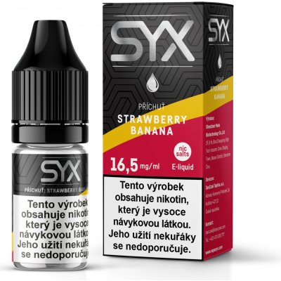 SYX NS Strawberry Banana 10 ml 16,5mg – Zboží Dáma