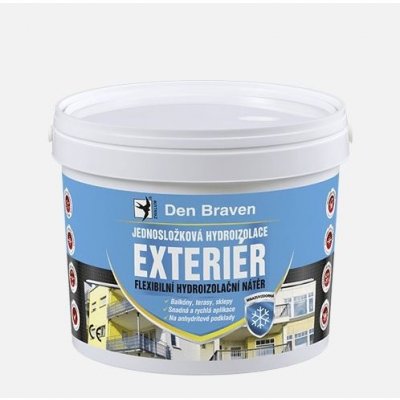 Jednosložková hydroizolace Den Braven EXTERIÉR 5 kg – Sleviste.cz