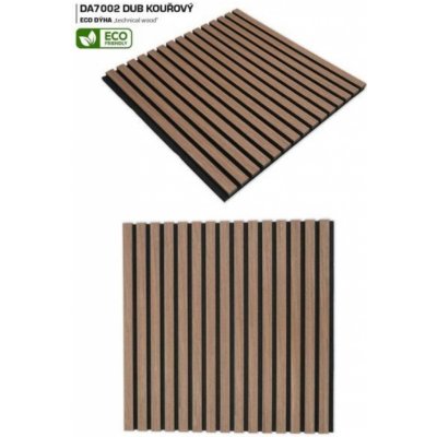 Asko akustický ECO dýha dub kouřový 18 x 400 x 2600 mm 1,04m² – Zboží Mobilmania