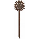 CORGARDEN Zahradní dekorace slunečnice 70 x 20 cm, corten CORGARDEN 1052 – Hledejceny.cz