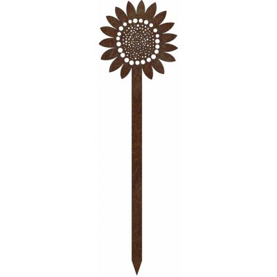 CORGARDEN Zahradní dekorace slunečnice 70 x 20 cm, corten CORGARDEN 1052 – Hledejceny.cz