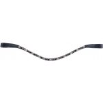 HKM Čelenka s kamínky černá/šedá/bílá – Zboží Dáma