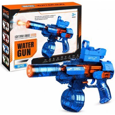 Battle Elektrická vodní pistole SMG 425 ml, 1200 mAh, modrá – Sleviste.cz