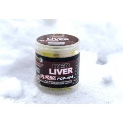 STARBAITS Plovoucí boilies Concept Red Liver Fluo Pop-Up 80g 20mm