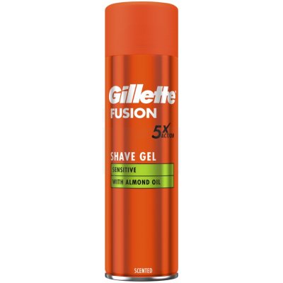 Gillette Fusion Sensitive gel na holení 200 ml – Zbozi.Blesk.cz